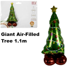 Giant Air-Filled Tree Christmas Balloon - 1.1 metre